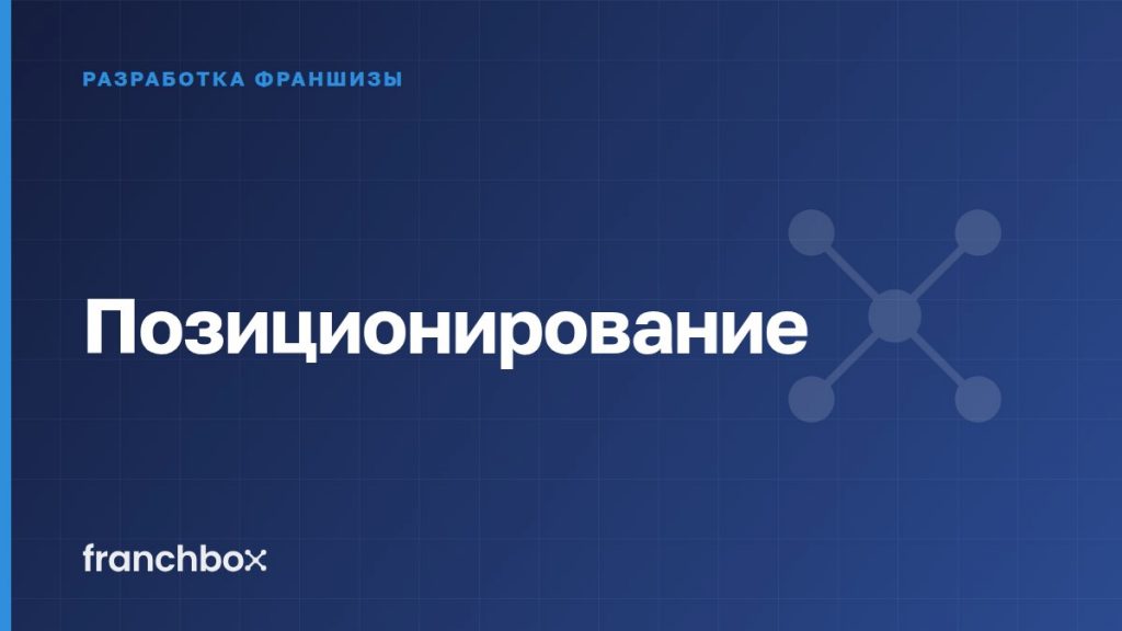 Позиционирование