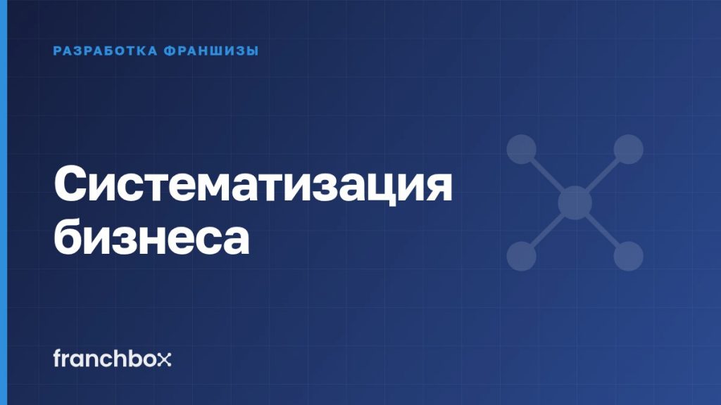 Систематизация бизнеса